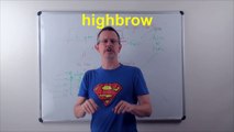 Learn English: Daily Easy English Expression 0794: highbrow