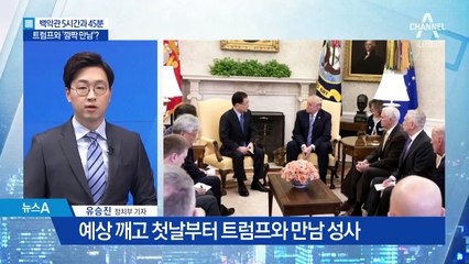 속전속결 북미회담 결정…화통한 트럼프의 45분