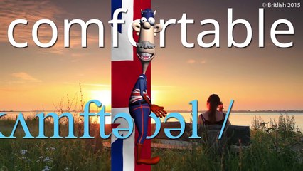 How to Pronounce Comfortable in British English