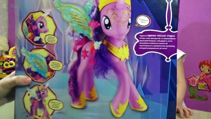 Большая Искорка Май Литл Пони закрывает открывает глаза!!! My Little Pony Twilight Sparkle