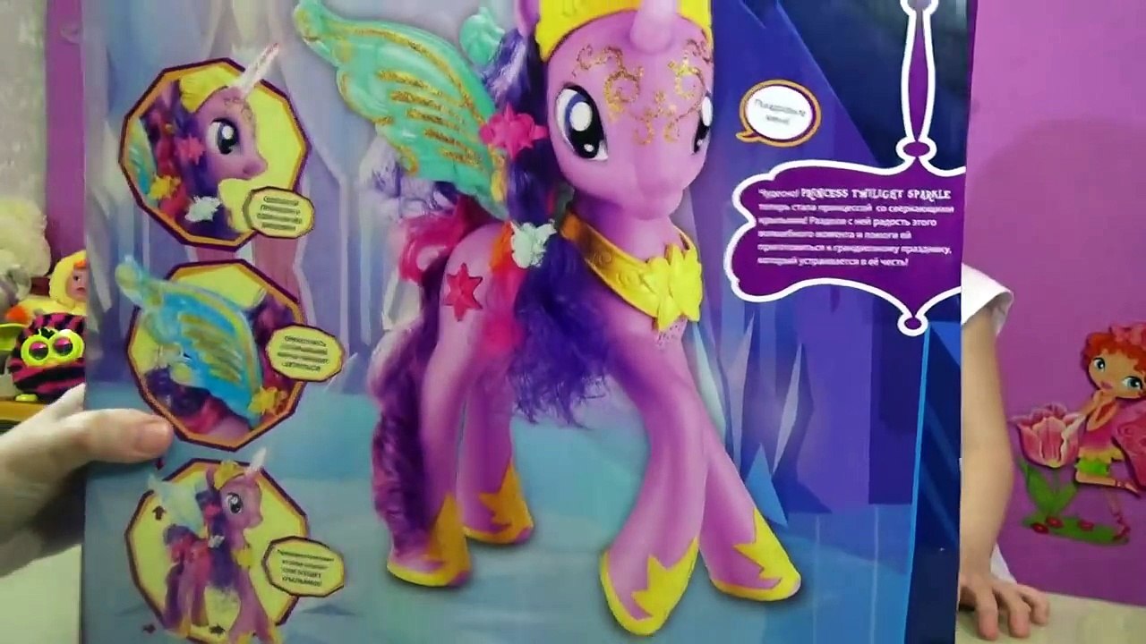 Большая Искорка Май Литл Пони закрывает открывает глаза!!! My Little Pony Twilight Sparkle