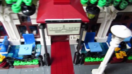 Combining Two Lego Modular Buildings - Parisian Restaurant Expanded – 10243