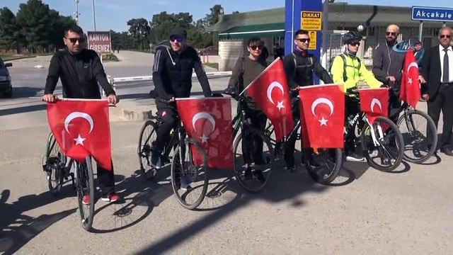 Sınırın sıfır noktasında Afrin'e destek