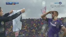 Vitor Hugo salute Davide Astori shirt after scored vs Benevento 11-03-2018