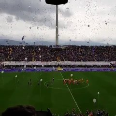 El adiós a Davide Astori en el estadio de la Fiorentina