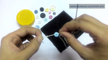 How to Sew a Button Quickly