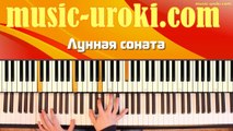 Бетховен Лунная соната / Beethoven Moonlight (piano cover   tutorial   ноты)