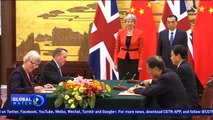 UK PM wraps up three-day visit to China