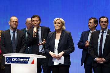 Marine Le Pen réélue présidente du Front National