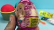 Play Doh Ice Cream Surprise Eggs SpongeBob Barbie Peppa Pig Star Wars