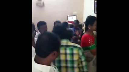 திருச்சி உஷா கணவர் பேச்சு விஜயகாந்த் மனைவி சந்திப்பு!