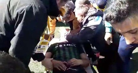 Dili Boğazına Kaçan Futbolcu Ölümden Döndü