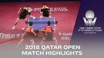 2018 Qatar Open Highlights I Fan Zhendong/Xu Xin vs Jun Mizutani/Yuya Oshima (Final)
