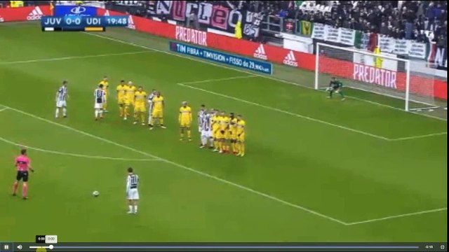 Paulo Dybala Amazing Kick Off Goal - Juventus vs Udinese 1-0 11.03.2018 (HD)