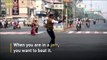 Who's bad? Indian traffic cop grabs motorists' attention with Michael Jackson dance moves