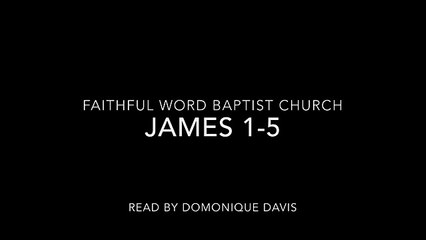 KJV Audio Bible - James (Read by Domonique Davis)