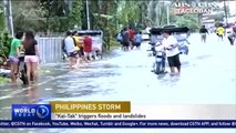 Tropical storm 'Kai-Tak' triggers floods and landslides in Philippines