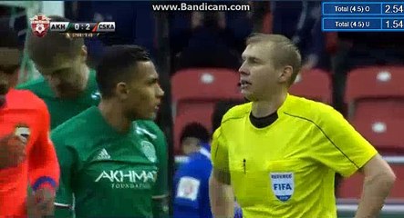 Vitinho Goal Akhmat Grozny 0-2 CSKA Moskow