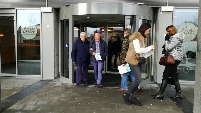 Une nouvelle porte rotative à l'entrée du CHM, à Mouscron