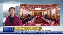 Canadian PM visits China, trade negotiations expected