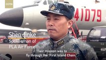 Chinese Air Force patrols South China Sea