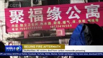 Beijing authorities: Victims of housing block fire died from carbon monoxide poisoning
