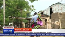 Suicide bombing kills at least 50 at mosque in Nigeria