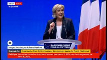 Au milieu de son discours à Lille, Marine Le Pen évoque soudain la guerre de l'héritage autour de Johnny Hallyday
