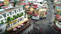Splendid aerial view of Vietnam’s capital Hanoi during APEC meeting