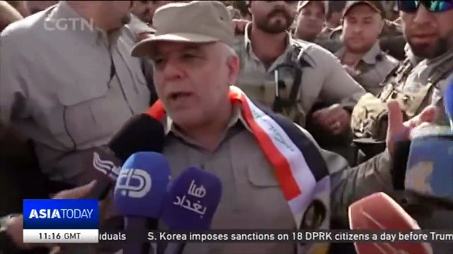 Iraqi PM declares militant group's defeat in country