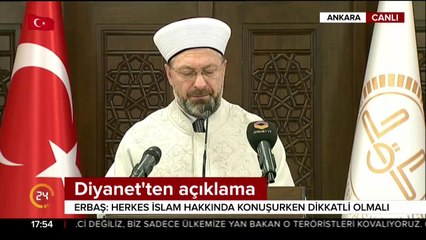 Diyanet'ten açıklama