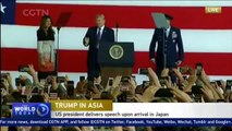 Trump addresses US troops in Japan