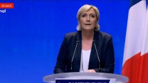 Congrès du Front national: Dans son discours, Marine Le Pen utilise l'héritage controversé de Johnny Hallyday comme argument