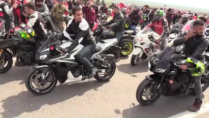 Motosiklet Tutkunlarından Zeytin Dalı Harekatı'na Destek