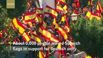 Thousands rally in Madrid in support for Spanish unity