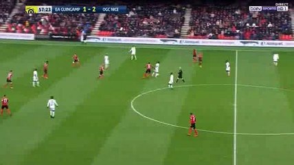 Alassane Plea Hat-trick Goal - Guingamp 1-3 Nice 11-03-2018