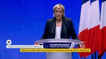 Marine Le Pen propose le nom de 