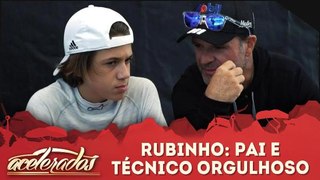 Rubinho: pai e técnico orgulhoso