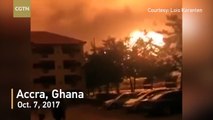 Deadly gas explosion rocks Ghana's capital Accra