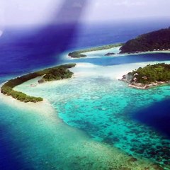 Arriving by seaplane on Bawah island | Anthony S Casey Singapore