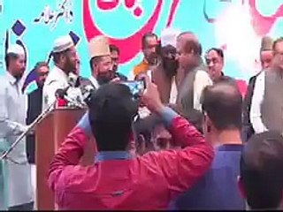 جوتا مارنے والا شخص نواز شریف کے سامنے تھا اور اس نے جوتا مارنے کے بعد سیلبریٹ بھی کیا