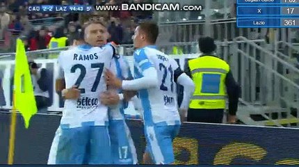 Ciro Immobile Goal Cagliari 2-2 Lazio