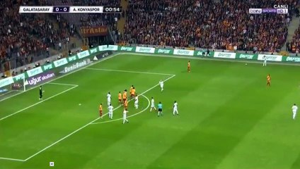 Wilfred Moke Goal HD - Galatasaray 0-1 Konyaspor 11.03.2018