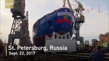 Russia launches the world's largest nuclear-powered icebreakers