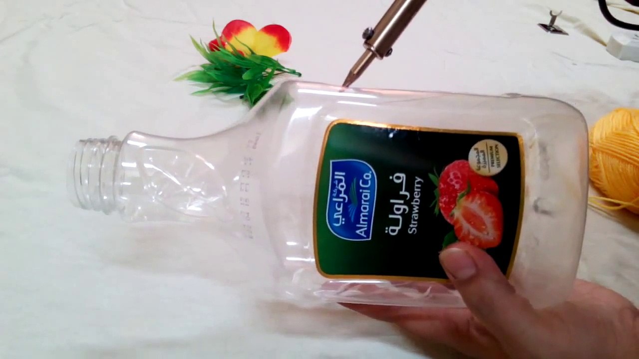 How to Make Handmade Decoration out of Plastic Bottle - Recycling of Plastic Bottles - Tutorial .