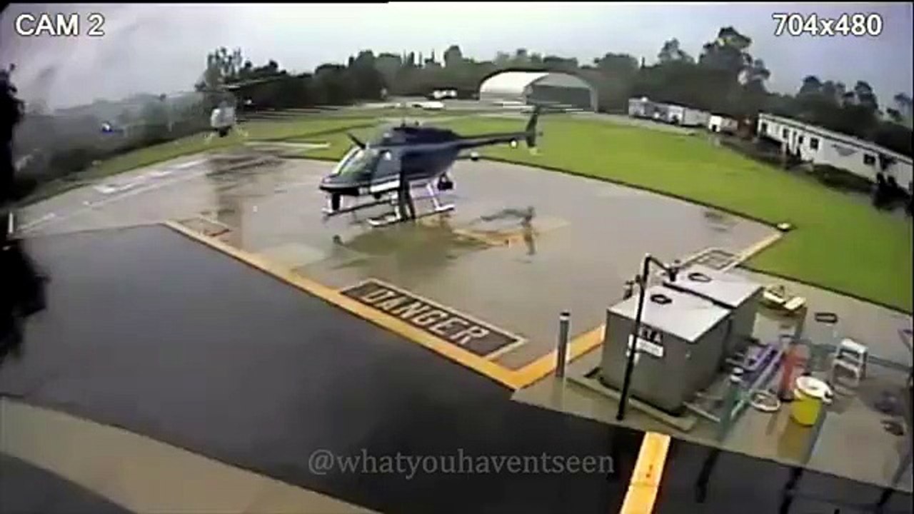 Mira  como destruye  un helicóptero de  miles de dolares