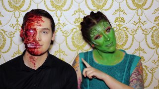 Halloween Make up Tutorial - Two Face - Deutsch