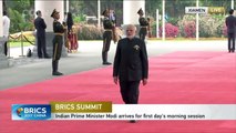 Chinese President Xi welcomes foreign leaders attending the BRICS Summit