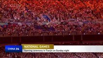 Chinese President Xi Jinping officially opens the 13th Chinese National Games in Tianjin