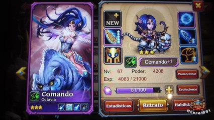 Comando heroes charge español